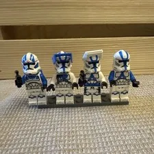 LEGO Star Wars 501st Clone Troopers Minifigure Lot x4 Phase 2