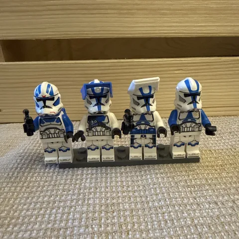 LEGO Star Wars 501st Clone Troopers Minifigure Lot x4 Phase 2