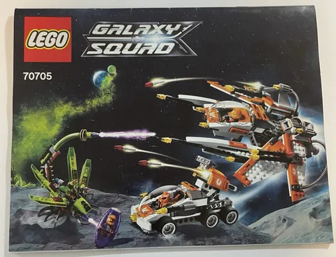 LEGO® Galaxy Squad Bug Obliterator 2012 Instruction Manual for Set 70705