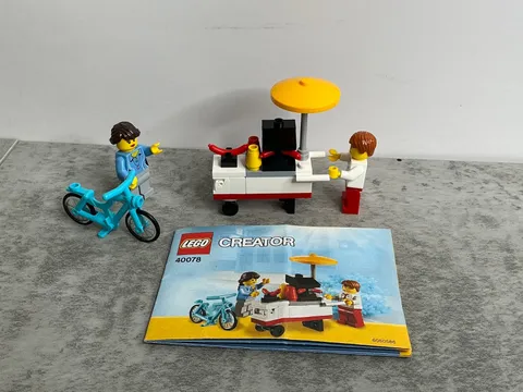 Lego Creator Hot Dog Stand 40078 PRE-BUILT