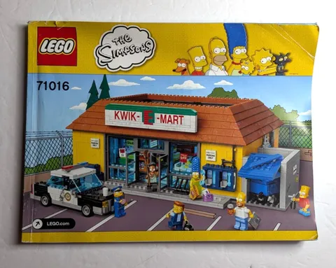 Lego 71016 Simpsons Kwik-E-Mart INSTRUCTION MANUAL ONLY NO BRICKS