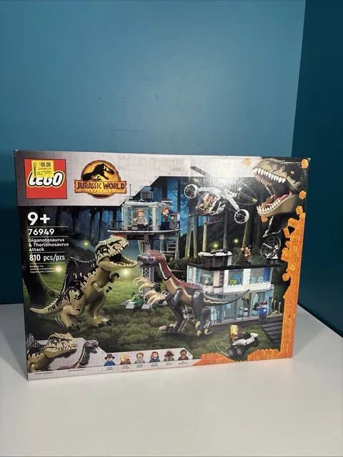 LEGO Jurassic World:  76949 - Giganotosaurus & Therizinosaurus Attack - NEW