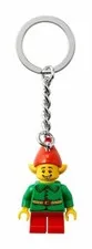 LEGO Christmas Happy Helper Elf Mini Figure Key Chain 854041 - NIB