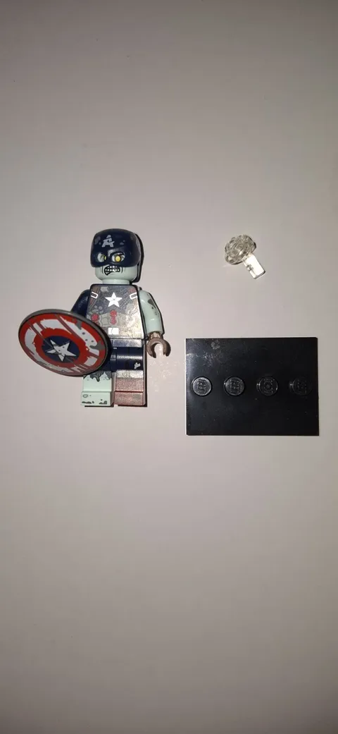 LEGO® Set Zombie Captain America Marvel CMF Minifigure