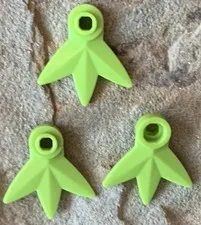 Lego Botanical Leaves Lot. Lime Green. Used