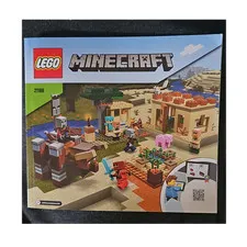 LEGO Minecraft Instruction Manual Booklet 21160 The Illager Raid English