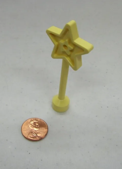 Lego Duplo YELLOW STAR WAND for Castle Disney Princess Prince Mickey Minnie