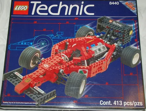 Lego Technic: 8440 Formula Flash Complete with Box & Instructions