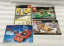 4 LEGO INSTRUCTION MANUALS / ANAKINS PODRACER / FLASH SPEEDER / TECHNIC / # 8020