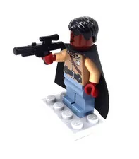 LEGO Star Wars General Lando Calrissian Minifigure (sw0251) Cape, Black Hair