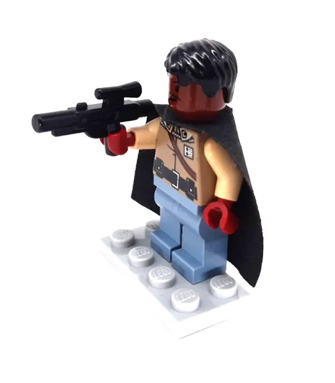 LEGO Star Wars General Lando Calrissian Minifigure (sw0251) Cape, Black Hair