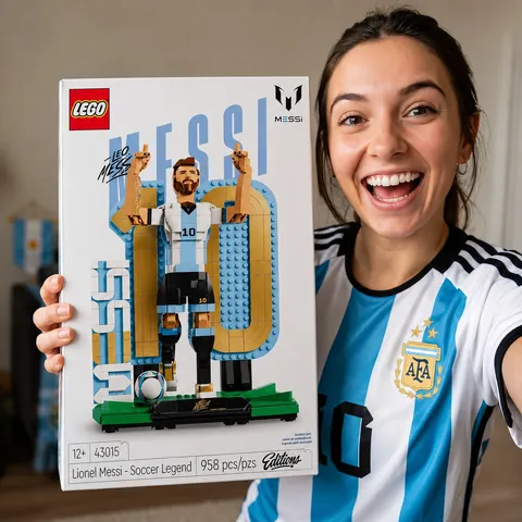 LEGO Editions Lionel Messi Soccer Legend 43015 Building Set 958 PCS NEW SEALED