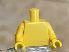 LEGO Solid Yellow Minifig Torso With Yellow Arms And Hands