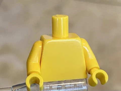 LEGO Solid Yellow Minifig Torso With Yellow Arms And Hands