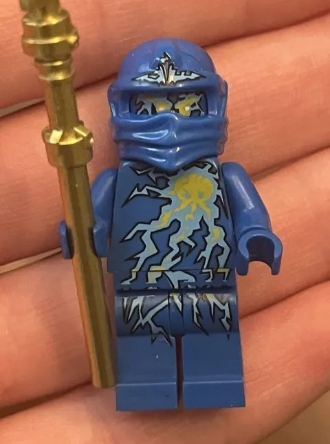 NEW Ninjago NRG Jay Custom Lego Minifigure Blue Lightning Ninja 9570