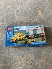 LEGO City: Car and Caravan (4435), Manual and Figures, retired HTF