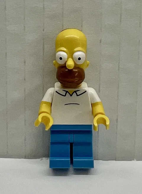 LEGO Homer Simpson Minifigure Minifig Retired - Rare Lot B The Simpsons
