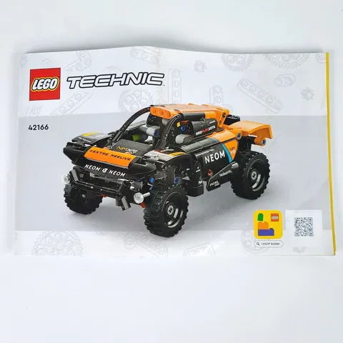 Lego Technic 42166 NEOM McLaren Extreme E Race Car Instruction Manual Only 2024