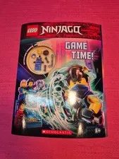 LEGO Ninjago Game Time Book w Sealed Jay Minifigure Scholastic NEW