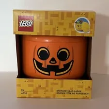 LEGO | Large Halloween Pumpkin Stackable Storage Head Container | 4032