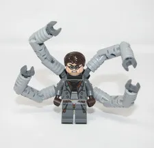 Lego Marvel Super Heroes Minifigure Sh0890 Dr. Octopus Otto Octavius Doc Ock