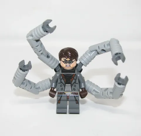 Lego Marvel Super Heroes Minifigure Sh0890 Dr. Octopus Otto Octavius Doc Ock