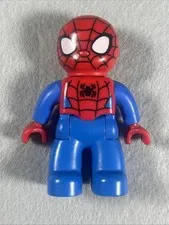 LEGO DUPLO  Spider-Man Minifigure Red Blue Suit, Marvel Super Heroes