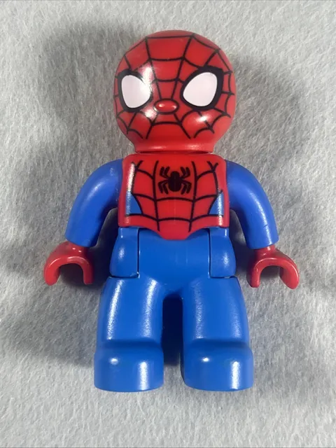 LEGO DUPLO  Spider-Man Minifigure Red Blue Suit, Marvel Super Heroes