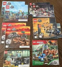 LEGO Manual Lot Jurassic World