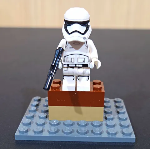 LEGO Star Wars First Order Stormtrooper Minifigure w/ Helmet & Blaster