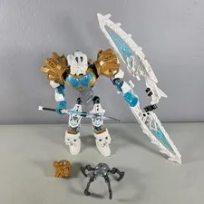 LEGO Bionicle Kopaka Master of Ice 70788 Retired 2015 Toa Figure Skull Spider