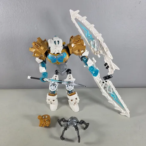 LEGO Bionicle Kopaka Master of Ice 70788 Retired 2015 Toa Figure Skull Spider