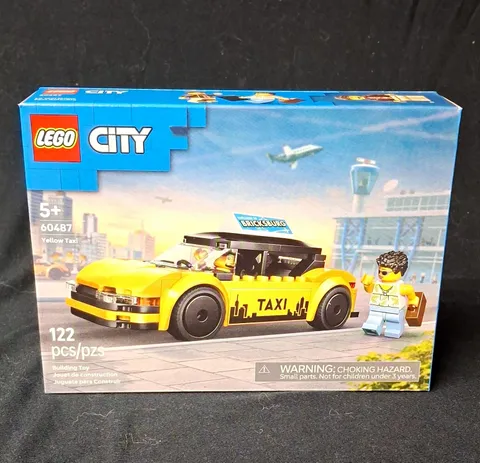 LEGO City Yellow Taxi 60487 Complete Set 122 pcs Age 5+ Box Brick Separator