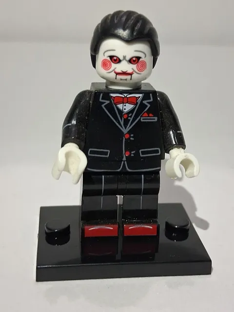 Billy The puppet Custom Lego Inspired Saw Horror Franchise Halloween 