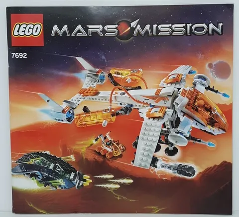 Lego Manual Only For Set 7692 Space Mars Mission MX-71 Recon Dropship