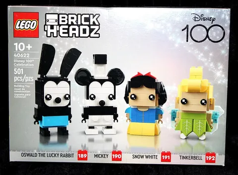 Lego Brick Headz - 40622 - Disney - 501 Pieces - New In Box - 4 Figures