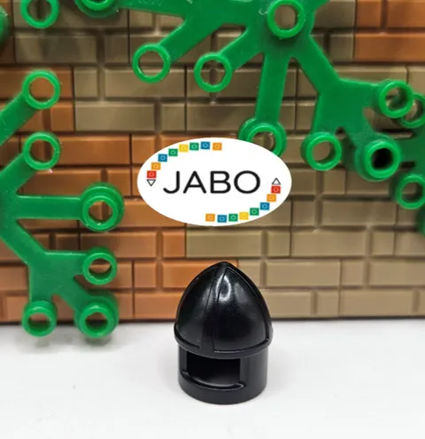 (S12 / 10 / 10) LEGO 3896 Headgear Helmet Castle Chin Guard Black