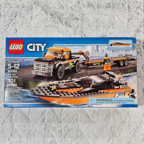 LEGO CITY: 4x4 with Powerboat (60085) New | Sealed | Retired 2015