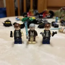 LEGO Han Solo SW0539 (x2) & Obi-Wan Kenobi SW0552 Bundle