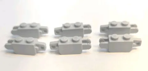 Lego #39893 hinge brick, 6/.99. We combine shipping. medium stone gray