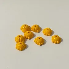 Lego 93081 Orange-Yellow Replacement Add-on Pieces Lot of 8