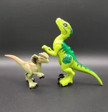 2 Lego Dinosaur Charlie Velociraptor 75920 Dilopha 75934 Mini Figure Lot O 53