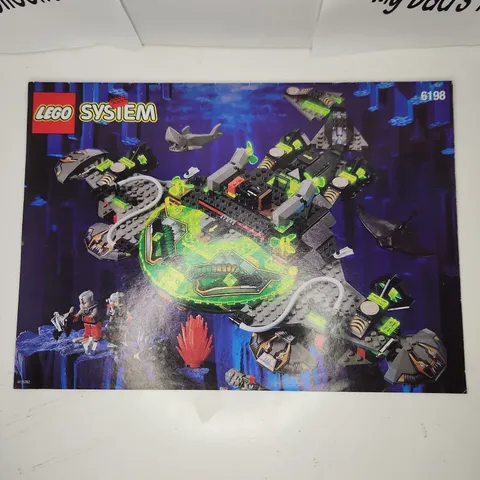 Lego Aquazone Stingray Stormer 6198 Instruction Booklet Manual Only