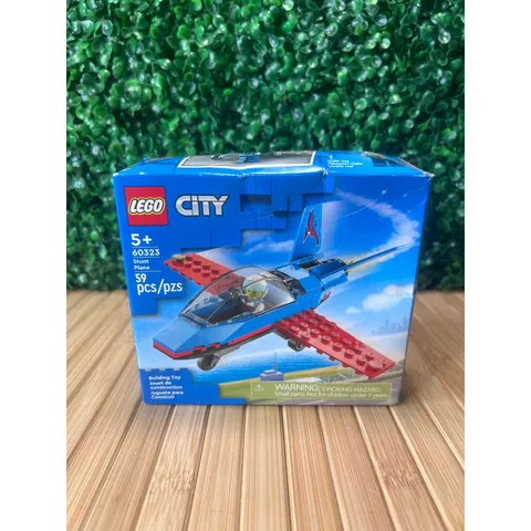 New Lego City Show Plane 60323 Stunt Plane Kids 5 and Up Building Toys NIB