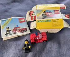 LEGO:LEGOLAND FIRE UNIT 1  SET#6602 100% complete