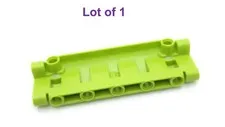 Lego 11x3 Technic Panel Curved 2 Pin Holes through Panel Surface Lime Lot of 1