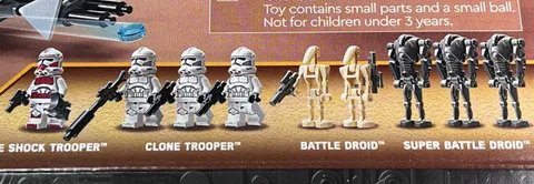 LEGO 75372 Clone Trooper -Battle Droid Battle Pack Minifigure Only Star Wars NEW
