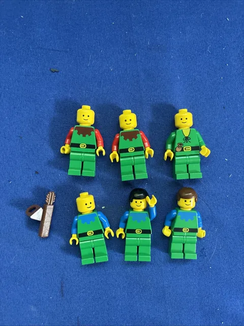 LEGO Castle Forestman Blue & Brown Forestmen cas132a Minifigure 6066 6077 6071