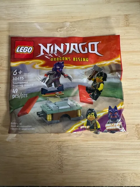 LEGO NINJAGO Dragons Rising Tournament Training Ground (30675) Cole Minifigure