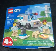 Lego City 60382 Vet Van Rescue Building Set 58 pcs Box Damage Ages 4+ New
